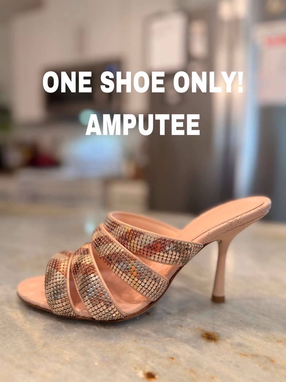 Burberry Mews Brass Check Four-Band Slide Sandal